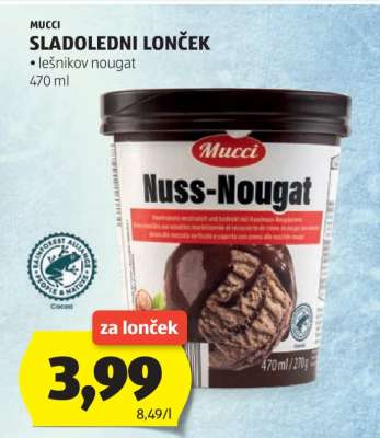 Mucci Sladoledni Lonček