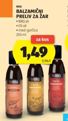 Balzamični preliv za žar