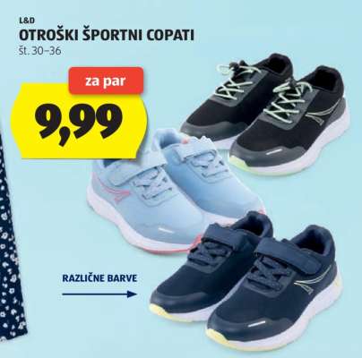 L&D Otroški športni copati