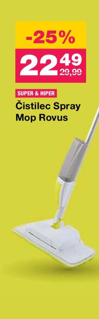 Čistilec Spray Mop Rovus