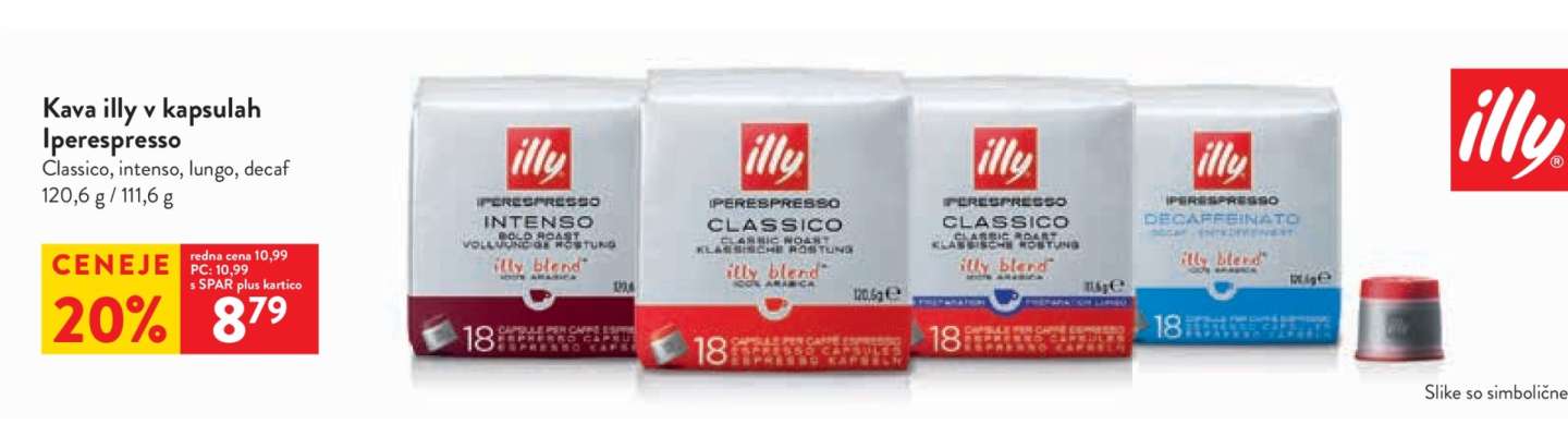 Kava illy v kapsulah Iperespresso