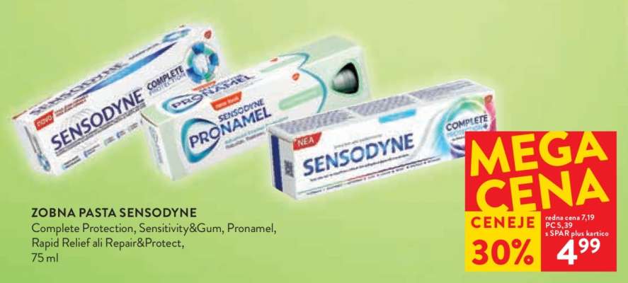 ZOBNA PASTA SENSODYNE