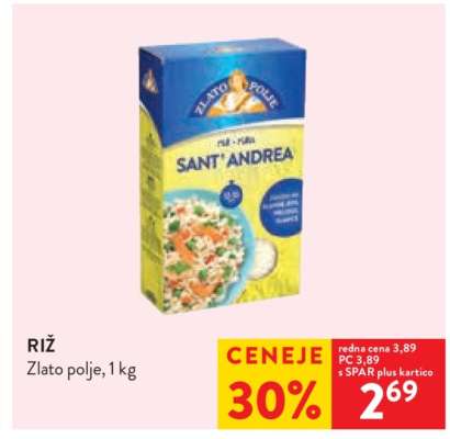 RIŽ Zlato polje, 1 kg