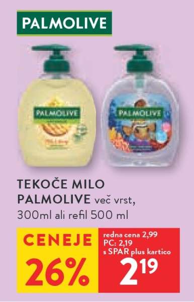 TEKOČE MILO PALMOLIVE