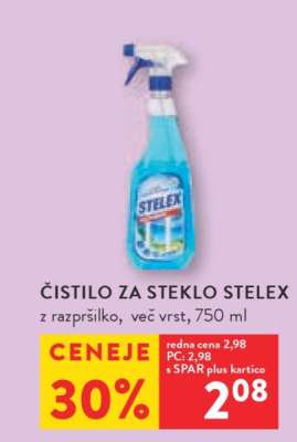 Čistilo za steklo Stelex