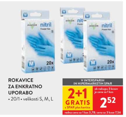 Rokavice za enkratno uporabo
