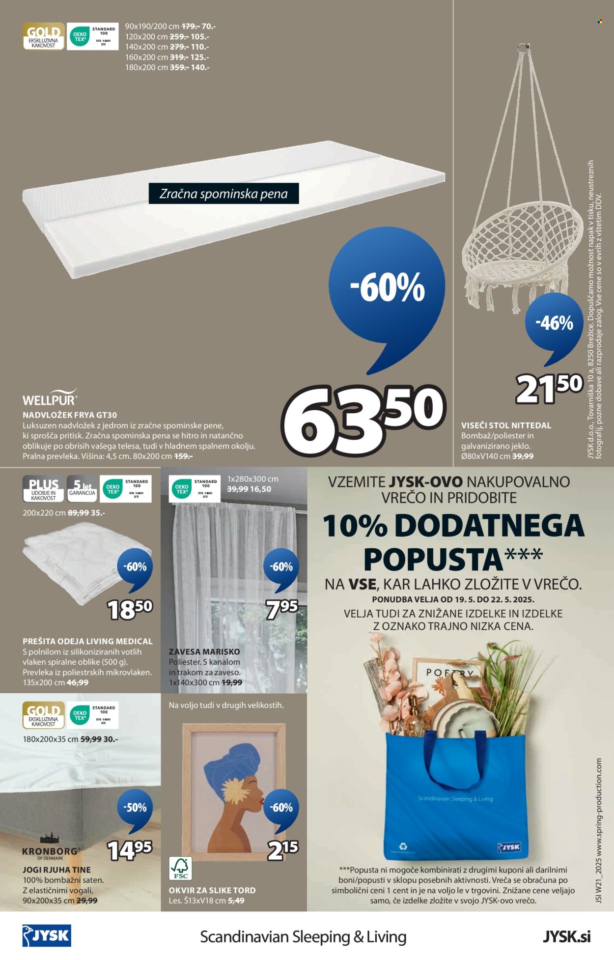 JYSK katalog - 19.5.2025 - 22.6.2025. Stran 1