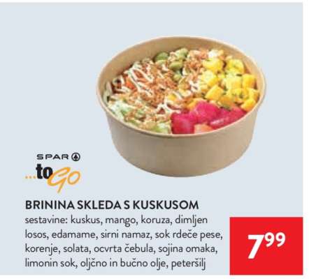 BRININA SKLEDA S KUSKUSOM