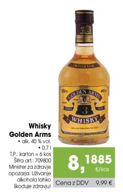 Whisky Golden Arms
