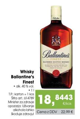 Whisky Ballantine’s Finest