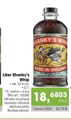 Liker Shanky's whip