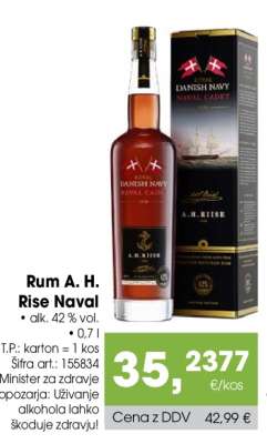 Rum A. H. Rise Naval