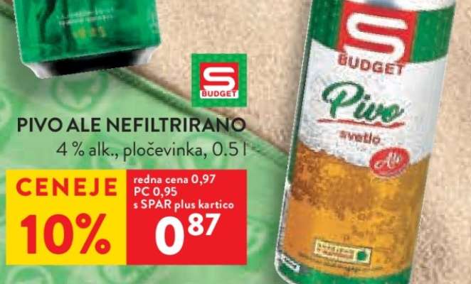 Pivo Ale Nefiltrirano