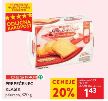 PREPEČENEC KLASIK