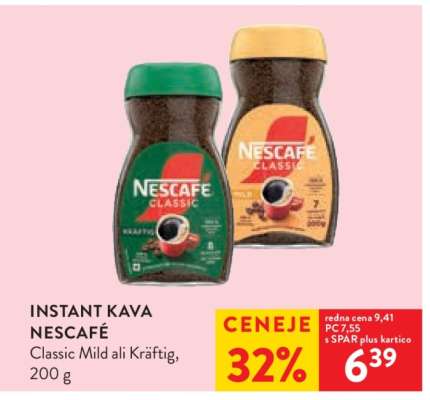 Instant kava Nescafe