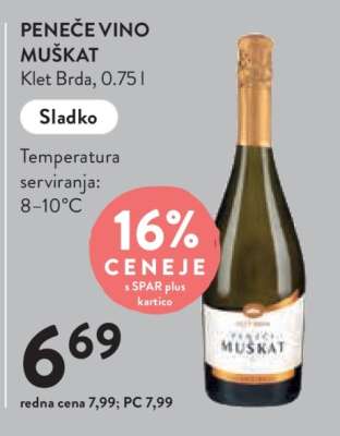 PENEČE VINO MUŠKAT