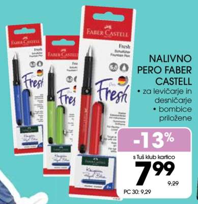 Nalivno pero Faber Castell
