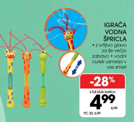Igrača Vodna Špricla