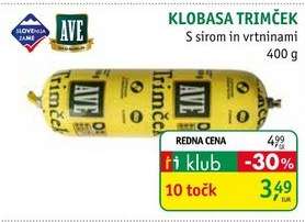 KLOBASA TRIMČEK