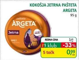 Kokošja Jetrena Pašteta Argeta
