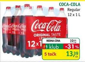 Coca-Cola Regular 12 x 1 L