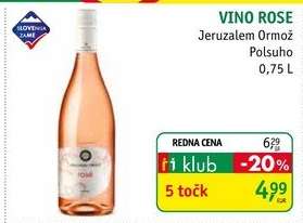 VINO ROSE Jeruzalem Ormož Polsuho