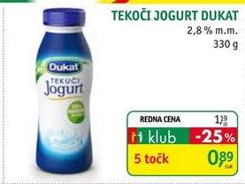 Tekoči Jogurt Dukat