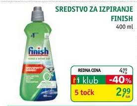 SREDSTVO ZA IZPIRANJE FINISH 400 ml