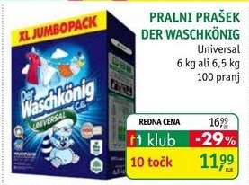 PRALNI PRAŠEK DER WASCHKÖNIG
