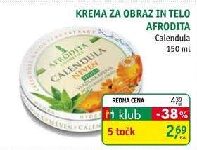 Krema za obraz in telo Afrodita Calendula
