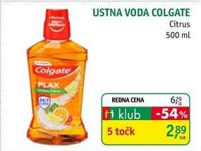 USTNA VODA COLGATE Citrus 500 ml