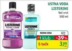 USTNA VODA LISTERINE