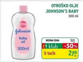 OTROŠKO OLJE JOHNSON'S BABY 300 ml