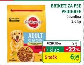 BRIKETI ZA PSE PEDIGREE