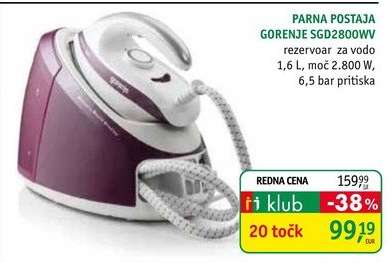 Parna postaja Gorenje SGD2800WV