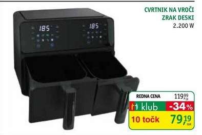 CVRTNIK NA VROČI ZRAK DESKI