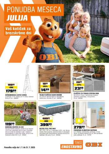 OBI katalog - 1.7.2025 - 31.7.2025.