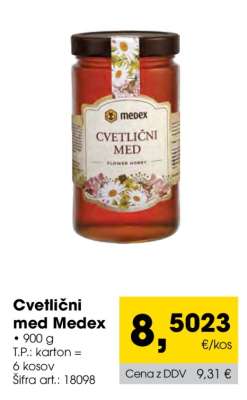 CVETLIČNI MED MEDEX
