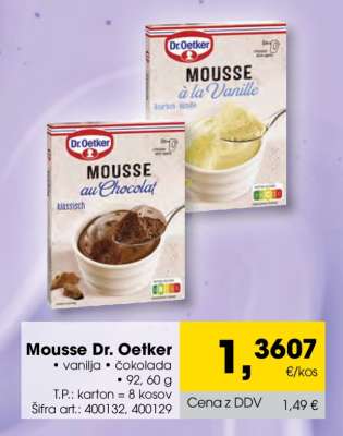 Mousse Dr. Oetker