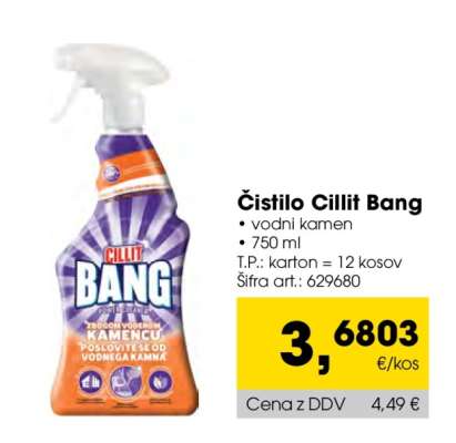 ČISTILO CILLIT BANG