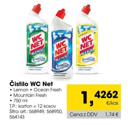 ČISTILO WC NET