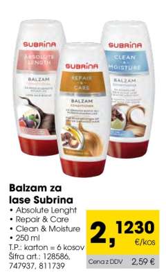 Balzam za lase Subrina
