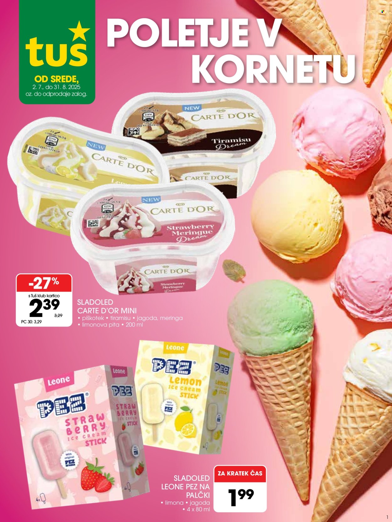 Tuš katalog - 2.7.2025 - 31.8.2025. Stran 1