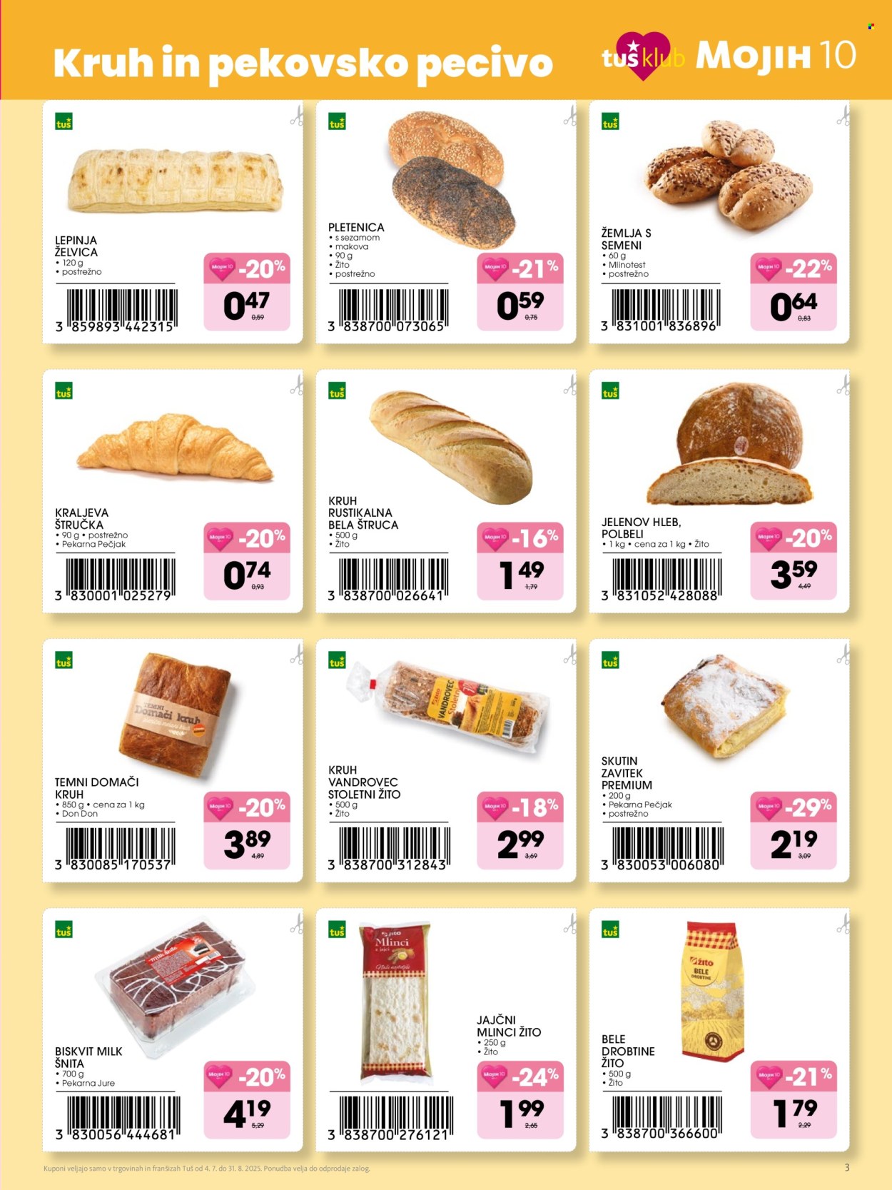 Tuš katalog - 4.7.2025 - 31.8.2025. Stran 3