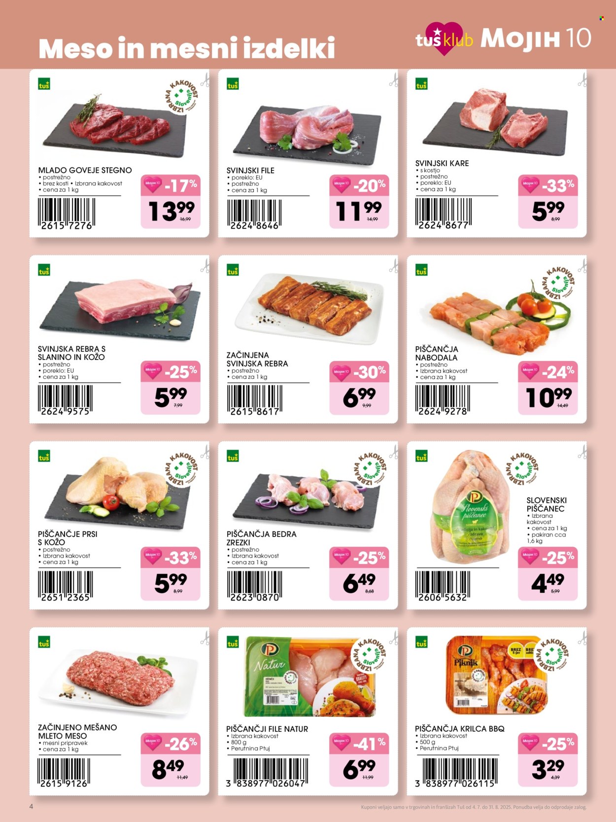 Tuš katalog - 4.7.2025 - 31.8.2025. Stran 4