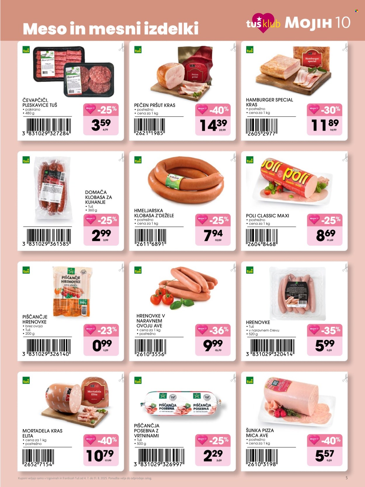 Tuš katalog - 4.7.2025 - 31.8.2025. Stran 5