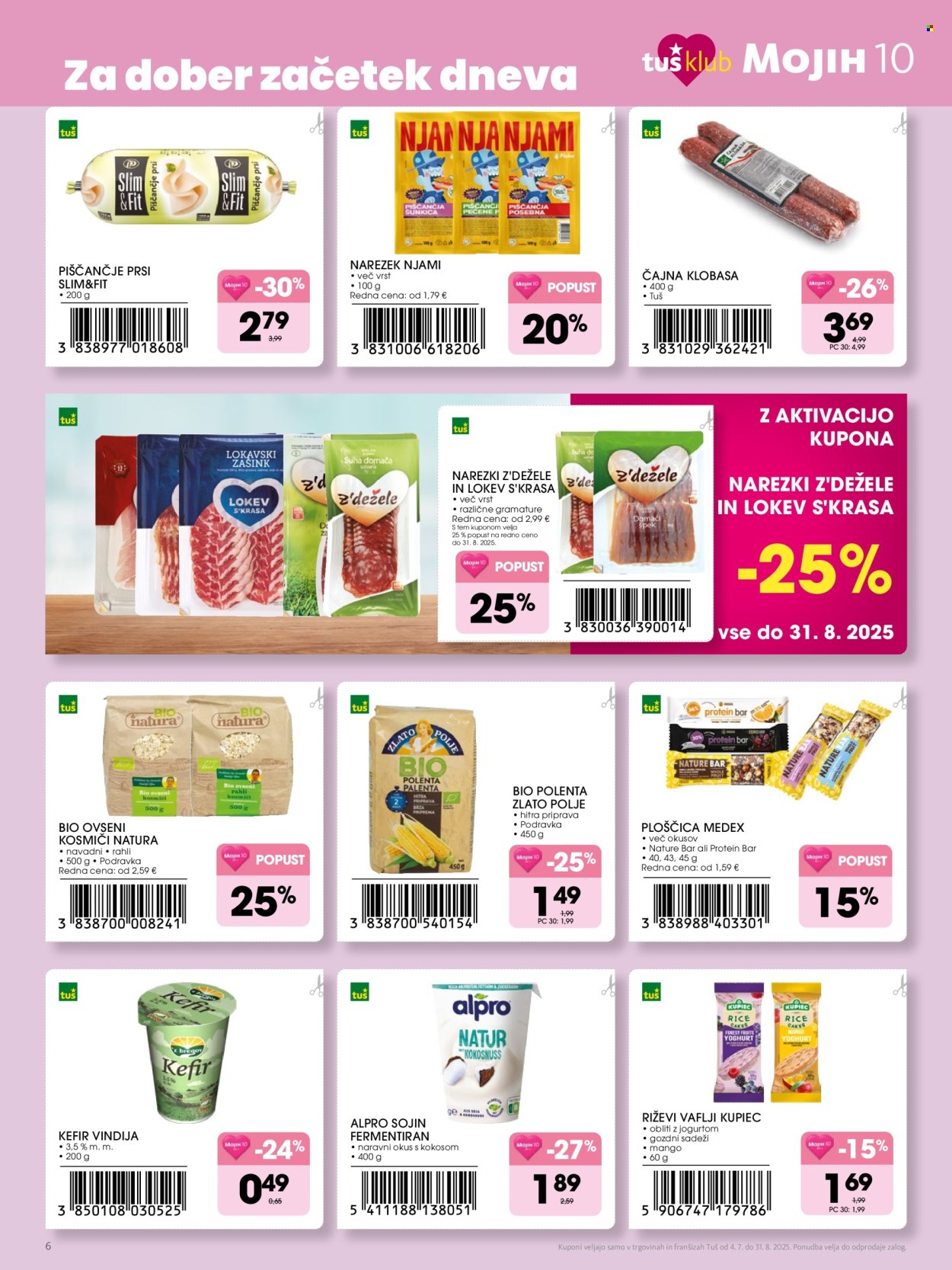 Tuš katalog - 4.7.2025 - 31.8.2025. Stran 6