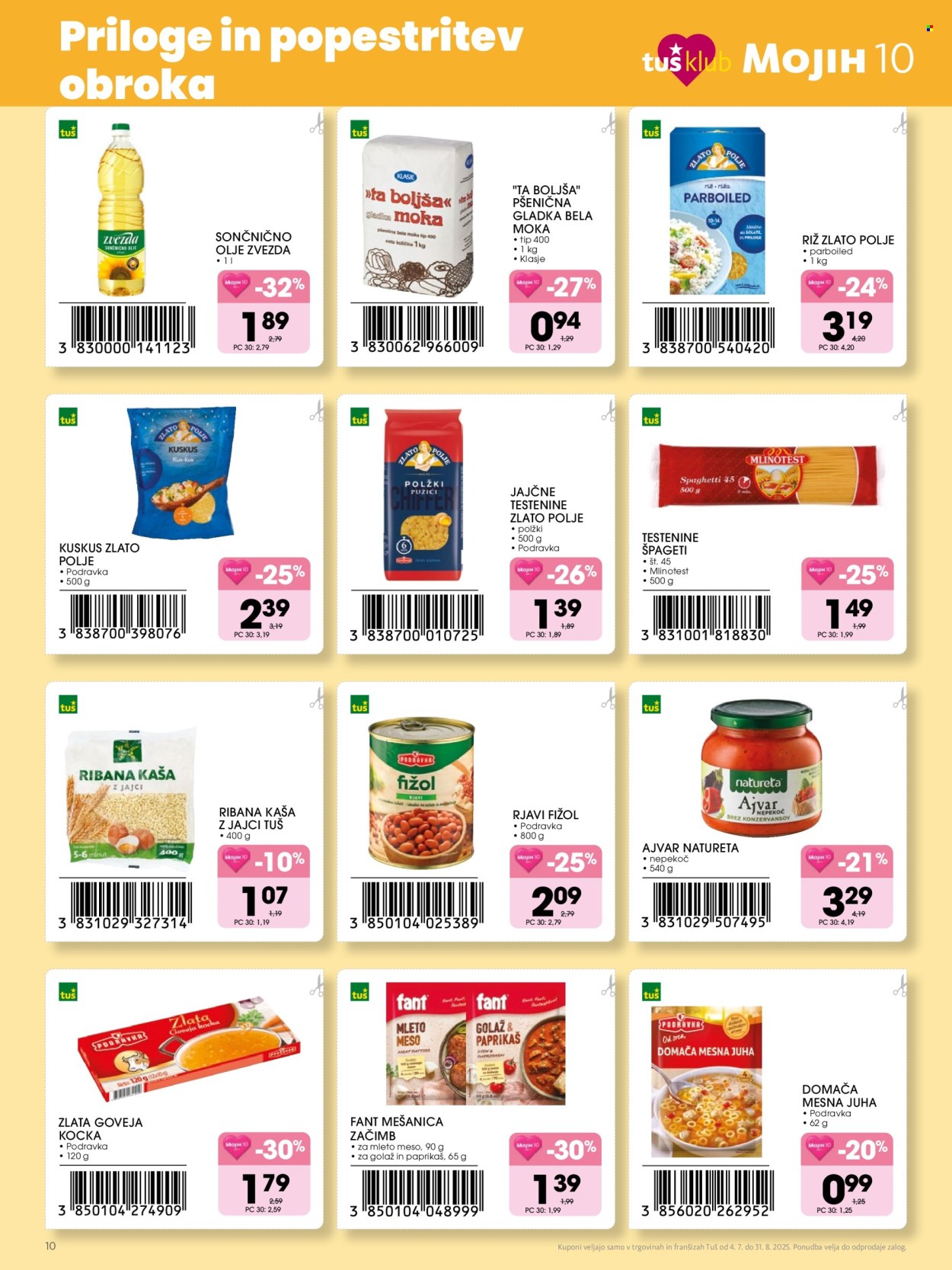 Tuš katalog - 4.7.2025 - 31.8.2025. Stran 10