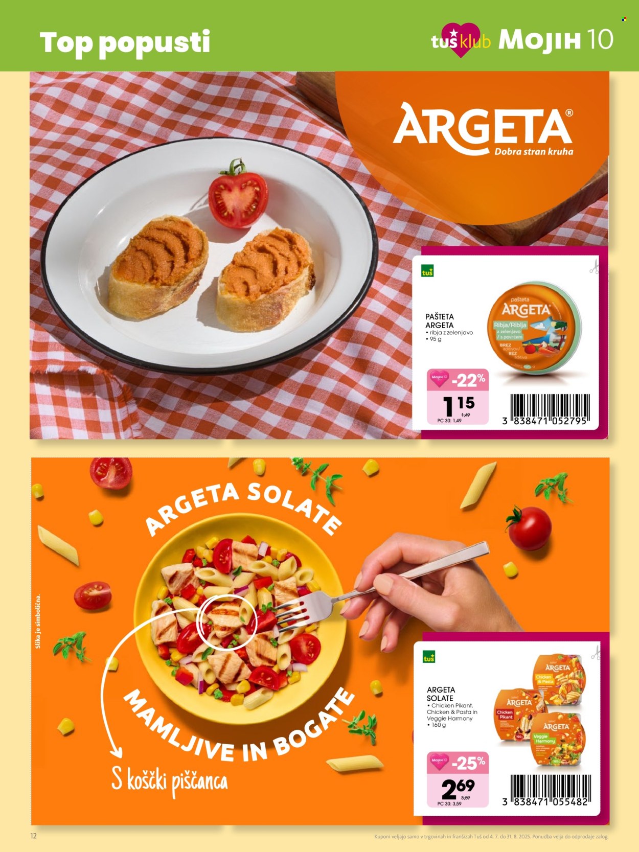 Tuš katalog - 4.7.2025 - 31.8.2025. Stran 12