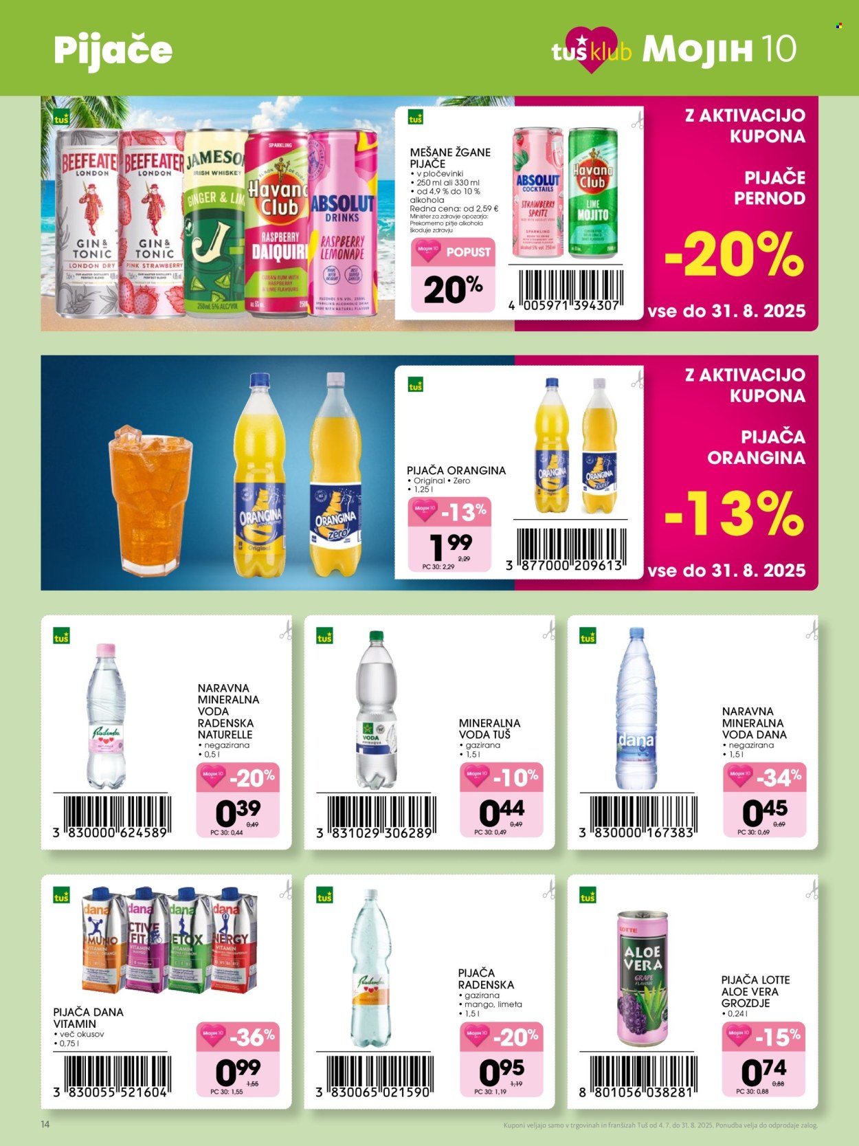 Tuš katalog - 4.7.2025 - 31.8.2025. Stran 14